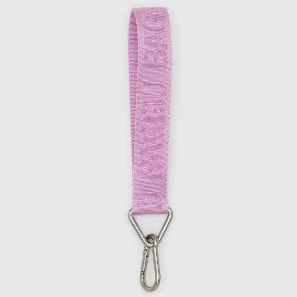 BAGGU Bright Pink Keychain